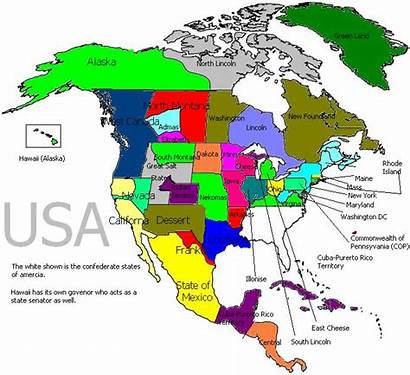 Alternate America North Map Maps Alt Na
