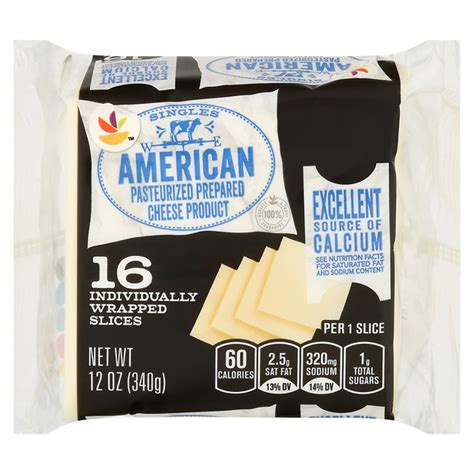 Save On Stop And Shop American Cheese White Singles 16 Ct Order Online