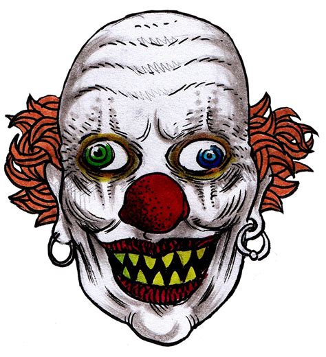 Killer Clown Drawings Free Download On Clipartmag