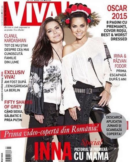 Inna Viva Magazine March 2015 Cover Photo Romania