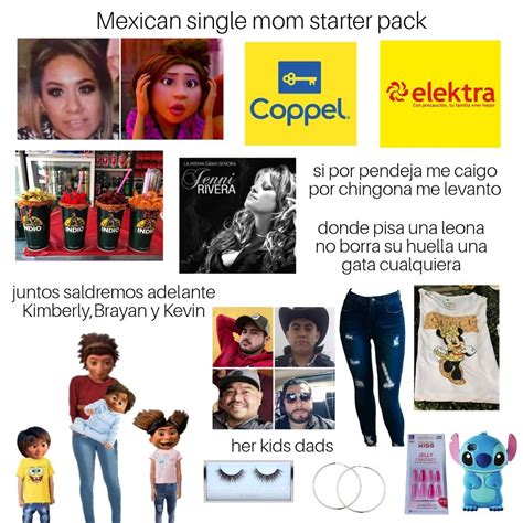 Mexican Single Mom Starter Pack Rstarterpacks Starter Packs