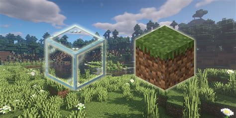 Minecraft Grass And Glass Blocks Made In Real Life