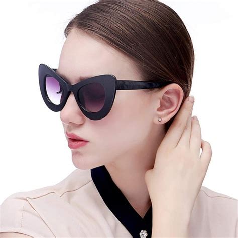 big frame cat eye sunglasses for women oval acetate frame sun glasses c2 leopard cw1989sgneu