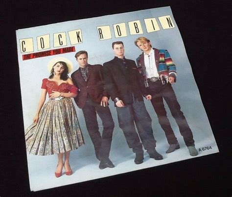 Vinyle 45 Tours Cock Robin The Promise You Made 1985 Cock Robin
