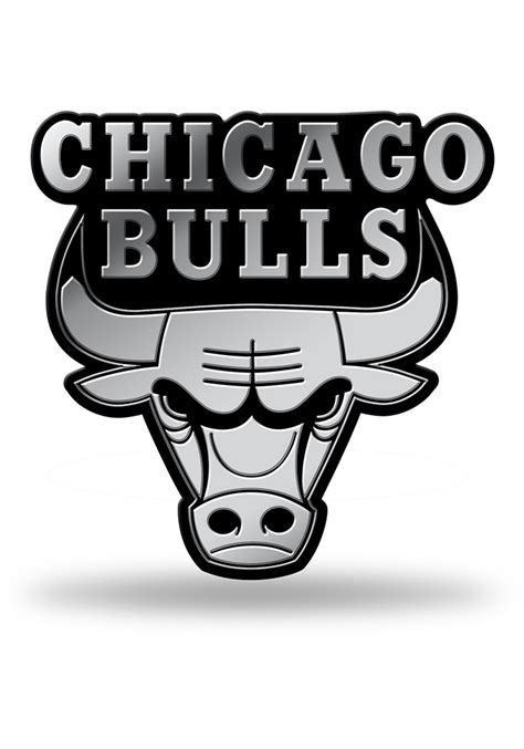 Designevo's bull logo maker provides many bull logo designs for you. Chicago Bulls Plastic Team Logo Car Emblem - Red - 7141727