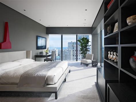 Luxurious High Rise Interior With Skyline View Founterior