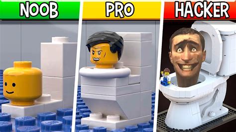 Skibidi Toilet Lego All Characters Collection 2 Noob Pro Hacker Skibidi