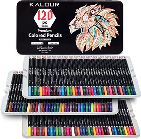 Kalour 120 Premium Colored Pencils Set For Adult Coloring