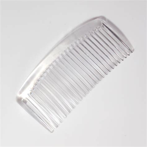 Plastic Hair Combs Clear 10cm Pack Of 4 Combs Hair Comb Plastic