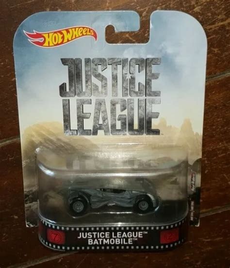 Hot Wheels Dc Justice League Batmobile Vehicle Real Riders Mattel Djw Picclick
