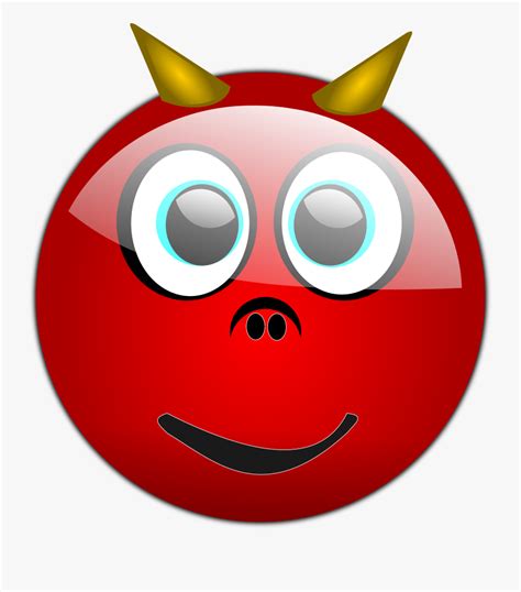 Devil Smiley Face Clip Art Red Evil Smiley Face Free