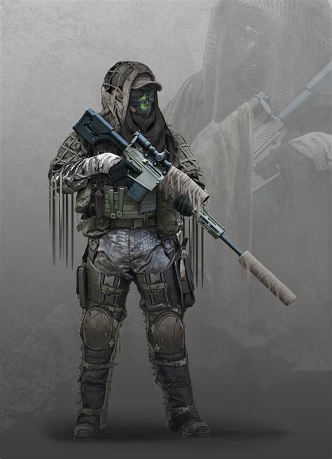 Artstation Blindfold Ilya Borodin Special Forces Gear Military