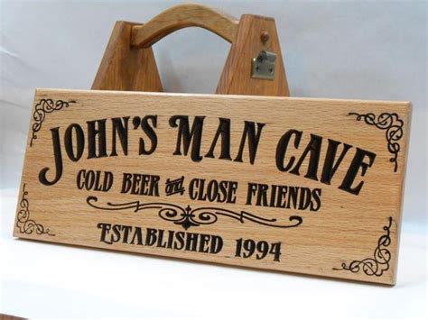 Personalized Man Cave Sign Can Be Made Just For Your Husband Or