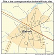 Aerial Photography Map of Waverly, VA Virginia