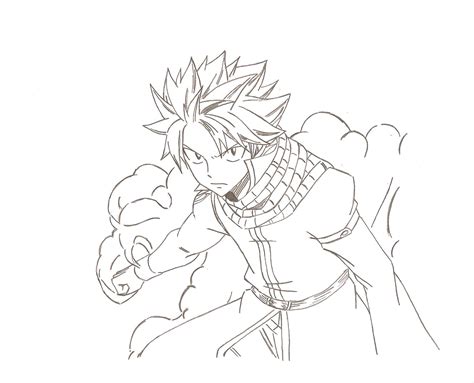 Natsu Dragneel Coloring Pages Coloring Pages