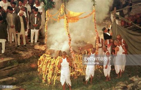 The Body Of Nepals King Dipendra Is Cremated June 4 2001 In News Photo Getty Images