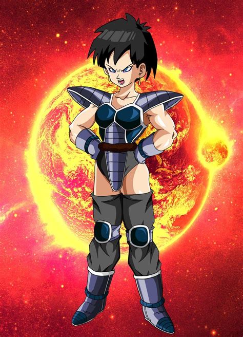 Female Saiyan With Turles Armor W Backround By Elitesaiyanwarrior On Deviantart Female Dragon