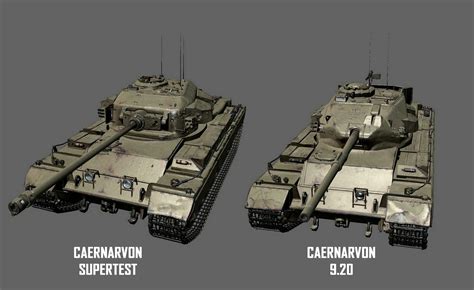 Supertest Caernarvon And Conqueror Changes Details
