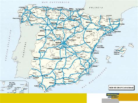 Mapa De Carreteras De España Mapa Espana País Ciudad Región