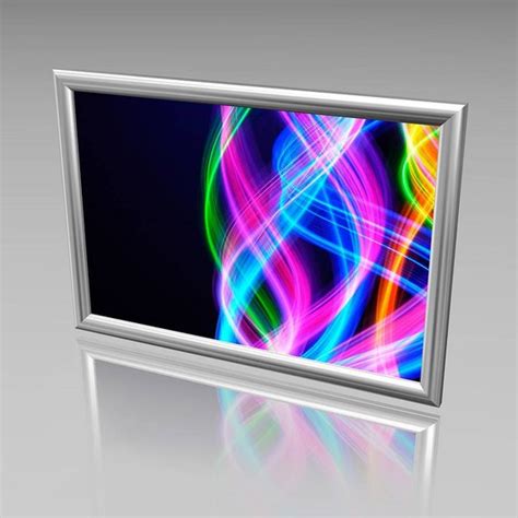 Custom Led Light Box Poster Frame Double Sided Colored Halo Etsy