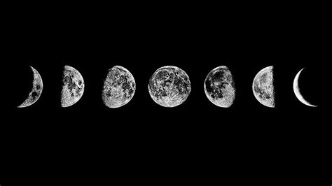 Hd Wallpaper Universe Black And White Moon Monochrome Photography