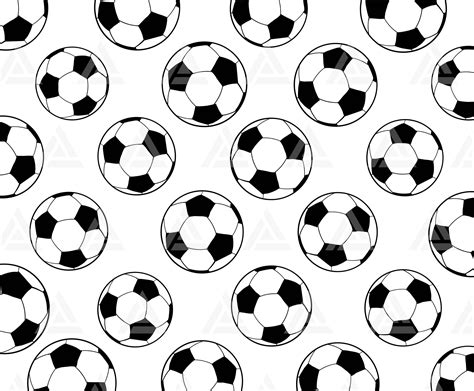 Soccer Ball Pattern Svg Football Pattern Tumbler Template Etsy Uk