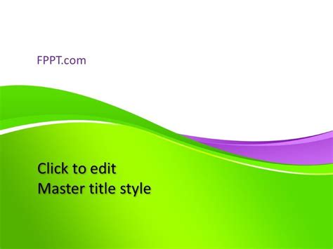 Free Background Green Powerpoint Template Free Powerpoint Templates