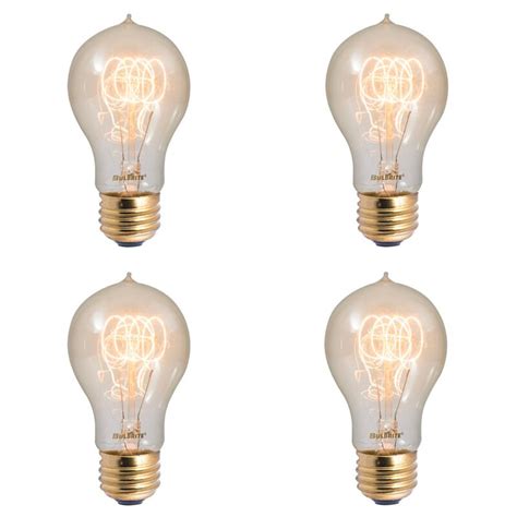 Lightbulbs.com carries several different shapes and sizes of general purpose light bulbs, so you're sure to find the bulb you need within our selection. Bulbrite Industries 60 Watt, A19 Incandescent, Dimmable Light Bulb, (2200K) E26/Medium (Standard ...