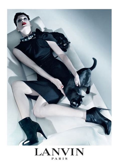lanvin ad campaign for fall 2009 fashion and wear geniusbeauty