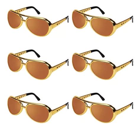 50s 60s Glasses 6 Pairs 50s Rockstar Aviator Sunglasses Meses Sin