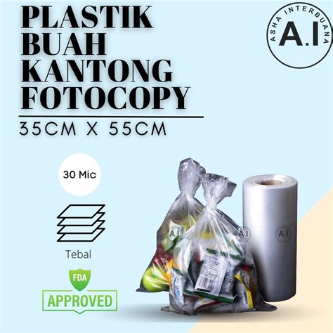Jual Plastik Fotocopy Plastik Buah Plastik Sayur Kantong Buah
