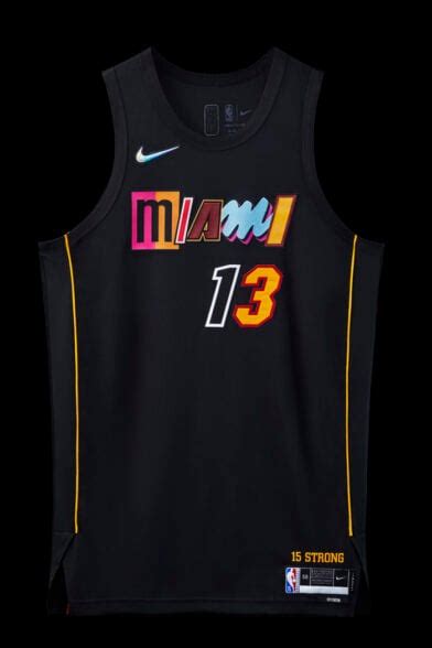 Miami Heat City Edition Uniform A Team As Vibrant As Its City