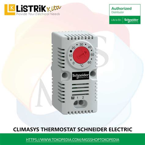 Jual Schneider Climasys Cc Simple Thermostat 250v Range Of Temperature