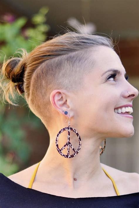 Ideal Easy Updo Hairstyles For Half Shaved Heads