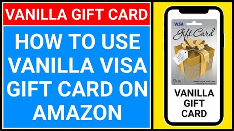 How To Use Vanilla Visa Gift Card On Amazon Vanilla Visa Gift Card