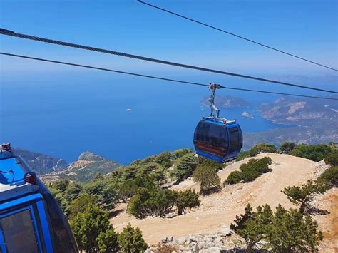Fethiye Skylift Cable Car Up To Babadag Turkish Coast Homes