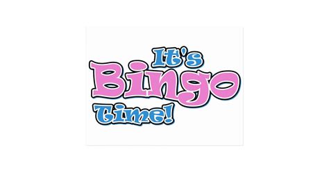 Its Bingo Time Postcard