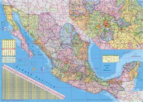 Mapa De Mexico Con Carreteras