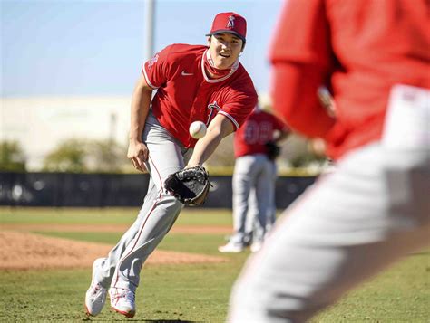 Mlb Shohei Ohtani Begins 4th Spring Training With The Angels 011