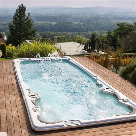 15 Stunning Hot Tub Landscaping Ideas Buds Pools Swim Spa Spa Pool Pool Hot Tub