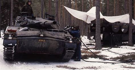 swedish ifv ikv91 during the cold war getting refueled imgur