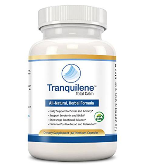 Natural Anxiety Relief Treatment By Tranquilene Total Calm Best Gaba