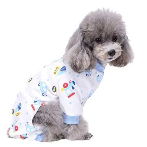 Lovely Dogs Car Print Jumpsuit Pajamas Comfy Cotton Pets Shirts Dogs