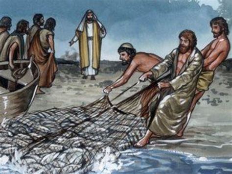 Luke Chapter Jesus Tells Simon To Take Him Out To Catch Some Fish With The Other Fisherman
