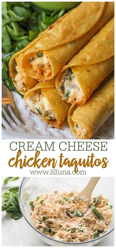 Best Chicken Taquitos Recipe Video Lil Luna