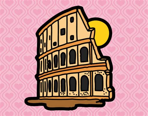 Foro de viajes a roma. Dibujo de Coliseo de Roma pintado por Superbea en Dibujos.net el día 21-07-15 a las 16:21:46 ...