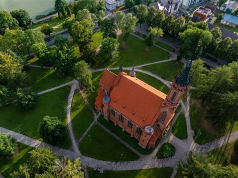 Premium Photo Aerial Panoramic View Of Lithuanian Resort Druskininkai