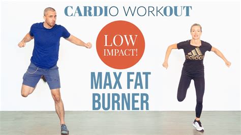 Fat Burning High Intensity Low Impact Home Cardio Workout Youtube