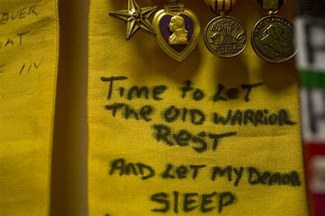 Combat Ptsd News Wounded Times Veteran Leaves Message And Let My Demon Sleep