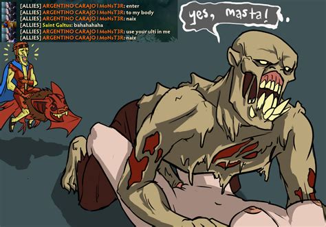 Rule 34 Batrider Breasts Dota 2 Funny Ghoul Laughing Leg Lock